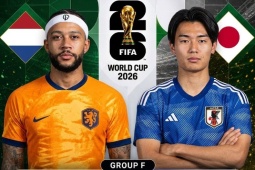 Trực tiếp bóng đá Hà Lan - Nhật Bản: Samurai đại chiến "Cơn lốc màu da cam" (World Cup)