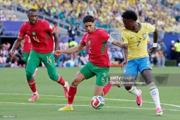 Video bóng đá Brazil - Morocco: So tài hấp dẫn, điểm nhấn Vinicius (World Cup) (H1)