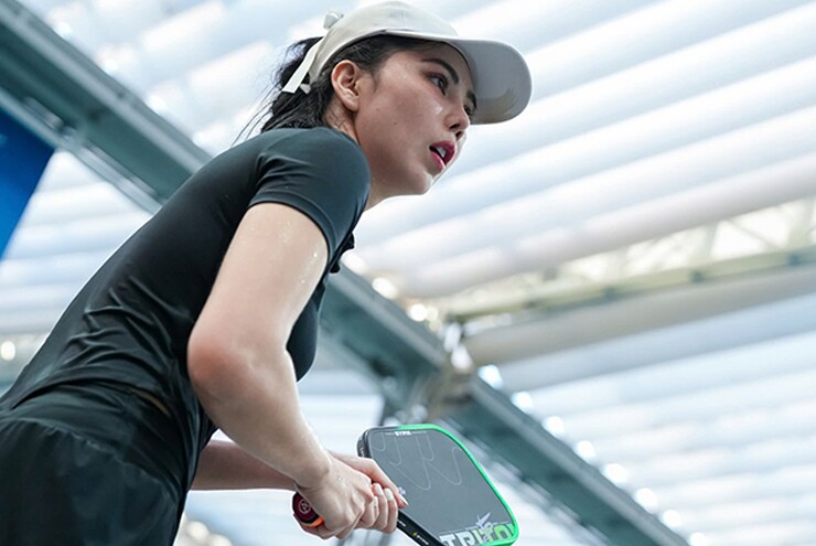 Cựu chủ công bóng chuyền Kim Huệ vô địch giải pickleball quy tụ nhiều chân dài xinh đẹp