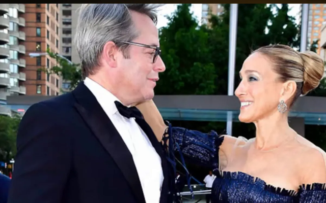 Vợ chồng Jessica Parker và Matthew Broderick. (Ảnh chụp màn hình)