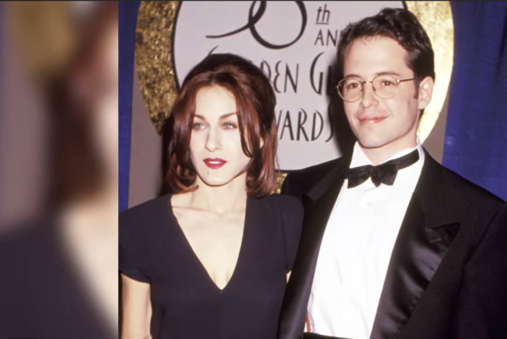 Sarah Jessica Parker và Matthew Broderick thời điểm mới gặp nhau. (Ảnh chụp màn hình)