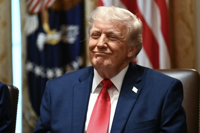 Tổng thống Mỹ Donald Trump tại cuộc họp nội các trong Nhà Trắng ngày 27/5. Ảnh: AFP