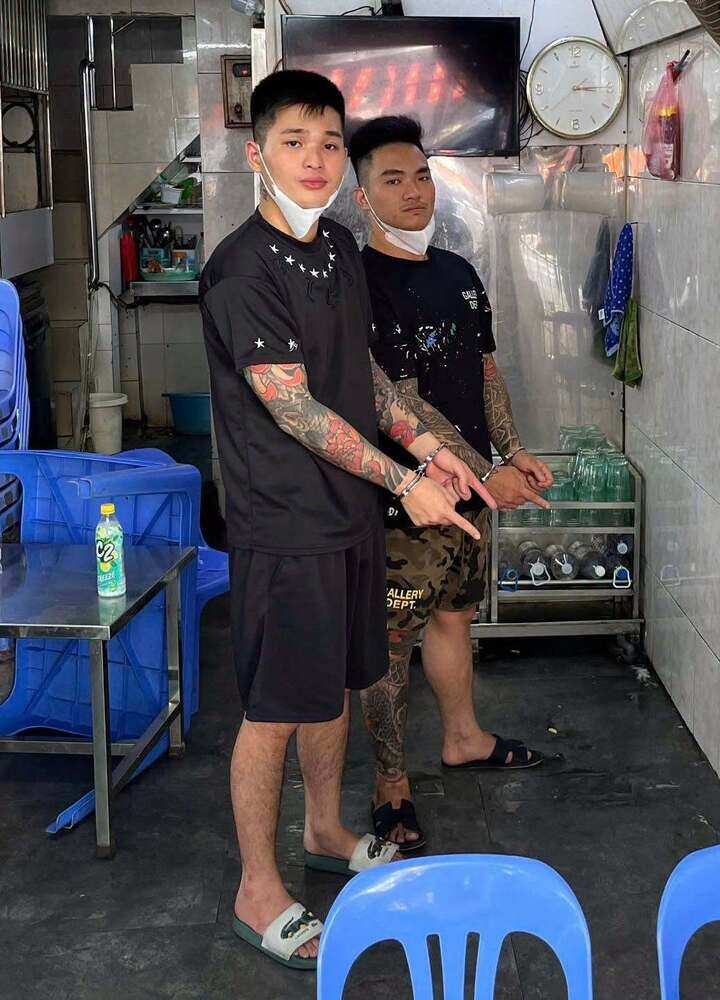 Đối tượng liên quan vụ hành hung.