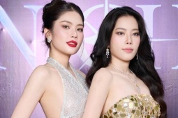 Nam Anh - Nam Em mặc xuyên thấu nhận sash Miss Cosmo TP HCM