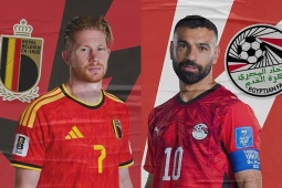 Trực tiếp bóng đá Bỉ - Ai Cập: De Bruyne đọ sức Salah (World Cup)