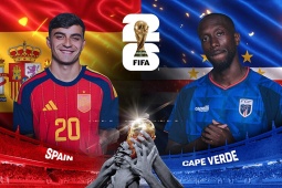 Trực tiếp bóng đá Tây Ban Nha - Cape Verde: Chờ cơn mưa bàn thắng (World Cup)