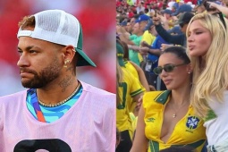 Người tình của Neymar khoe vòng 1 gợi cảm, được ví như  " nữ hoàng World Cup " 