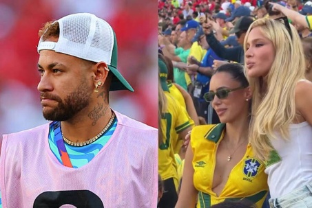 Người tình của Neymar khoe vòng 1 gợi cảm, được ví như "nữ hoàng World Cup"