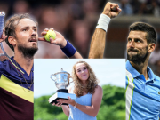 Medvedev vượt Djokovic, "Sharapova mới" lọt top 5 thế giới (Bảng xếp hạng tennis 15/6)
