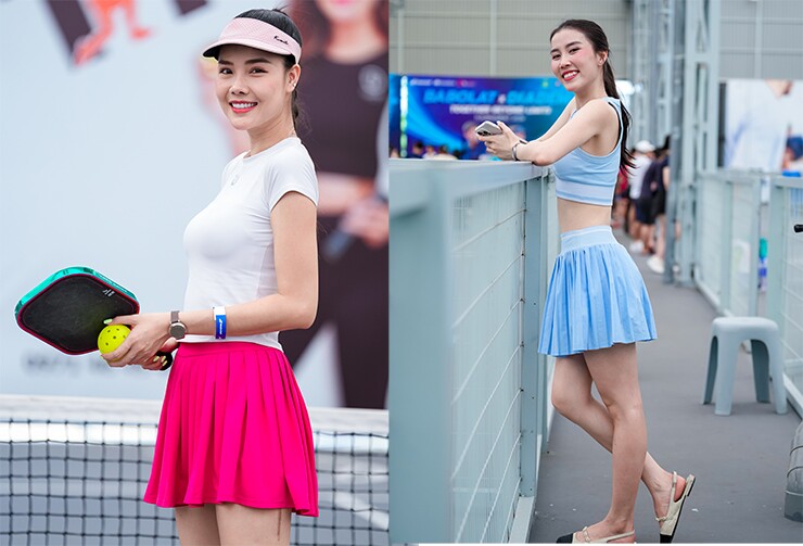 Hoa hậu Hồng Vy, người mẫu Avan Ton khoe nhan sắc cùng dàn mỹ nhân ở giải pickleball - 12