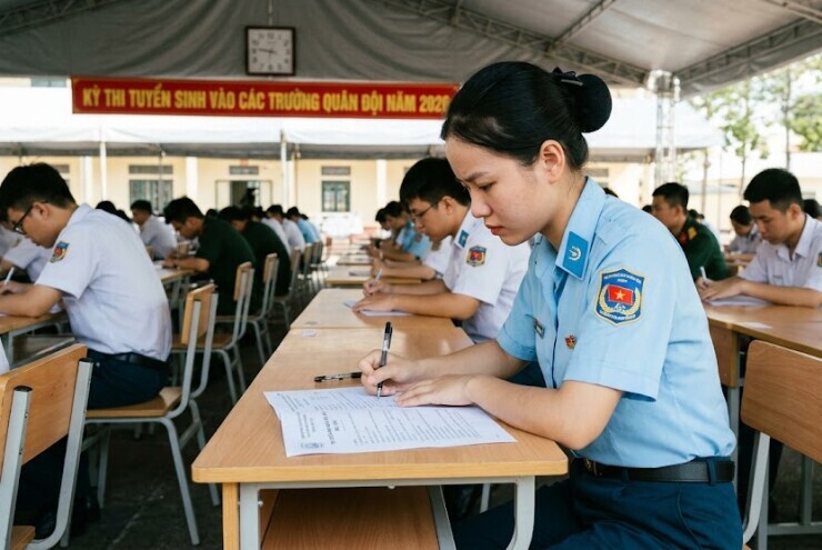 Điểm chuẩn các trường khối quân đội 3 năm gần nhất biến động ra sao?