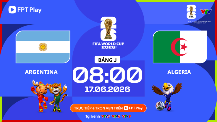 Argentina vs Algeria. Ảnh: FPT Play
