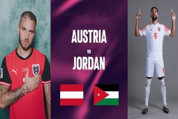 Trực tiếp bóng đá Áo - Jordan: Tân binh mơ địa chấn (World Cup)