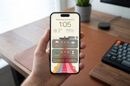 Mẹo ghim tỷ số World Cup 2026 lên màn hình khóa iPhone