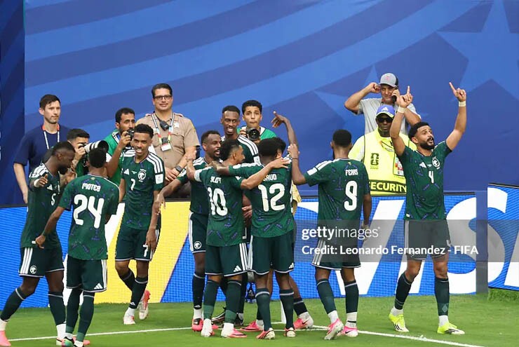 Saudi Arabia có được điểm số quan trọng