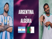 Trực tiếp bóng đá Argentina - Algeria: Nhà vua xuất trận (World Cup)
