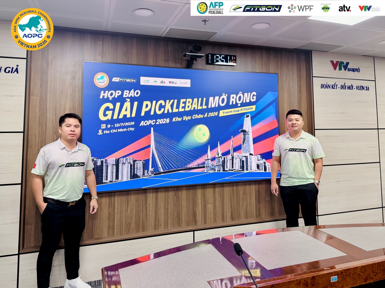 FITGON ghi dấu ấn với vai trò nhà tài trợ danh xưng của Asia Open Pickleball Championship 2026 Cúp Fitgon