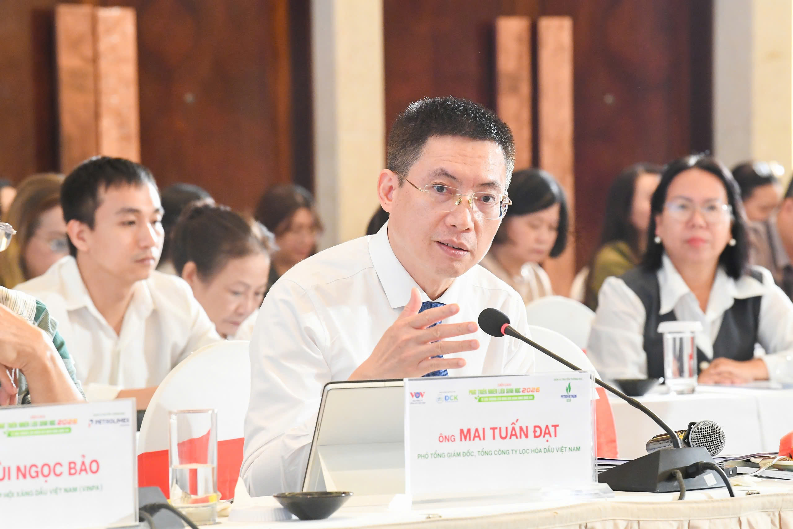 Ông Mai Tuấn Đạt – Phó Tổng Giám đốc Tổng Công ty Lọc hóa dầu Việt Nam phát biểu tại Diễn đàn