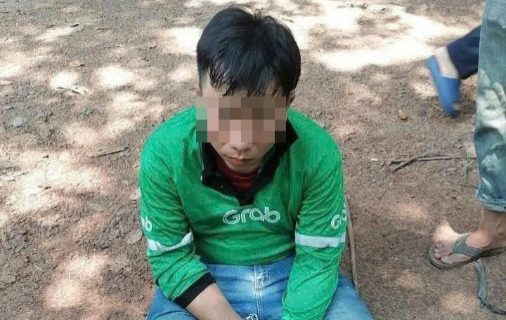 Nghi can Võ Minh Duy tại thời điểm bị bắt. (Ảnh: CA TP.HCM)