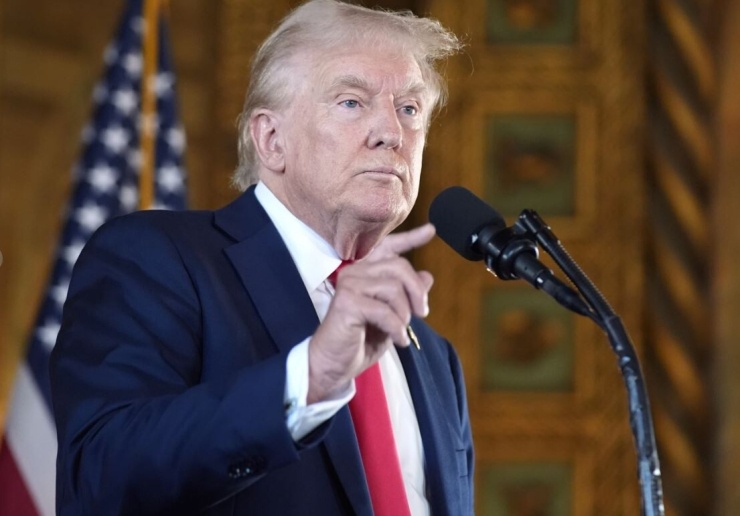 Tổng thống Trump. Ảnh: AP