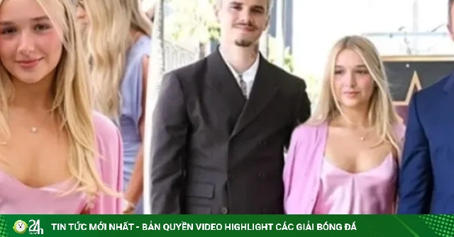 Nhan sắc "bé Bảy" Harper tỏa sáng trong ngày trọng đại của David Beckham