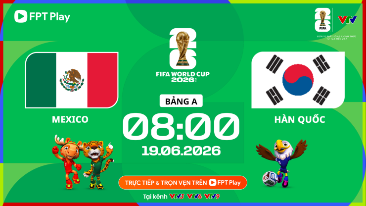 Mexico vs Hàn Quốc. Ảnh: FPT Play