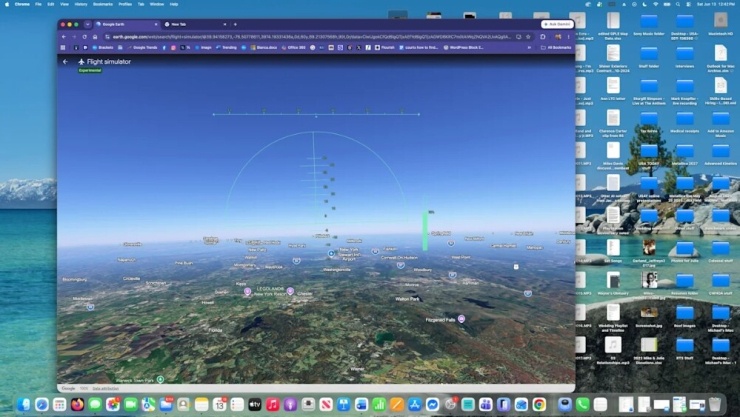 Người dùng có thể "đóng vai phi công" bằng công cụ miễn phí trên Google Earth