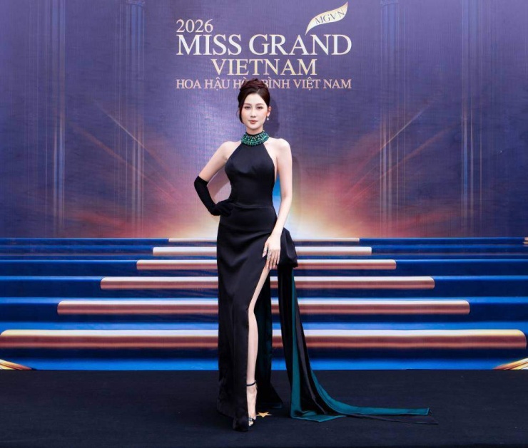 Ý Nhi khoe vòng một trên thảm đỏ Miss Grand Vietnam - 8