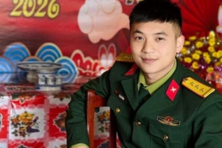 Thượng úy Lê Văn Thắng - hot boy quân đội từng "gây sốt" bên Hòa Minzy trong Sao Nhập Ngũ đột ngột qua đời