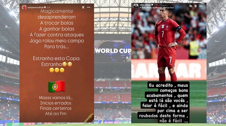Hai chị gái của Ronaldo đã lên tiếng trên mạng xã hội sau trận hòa của Bồ Đào Nha