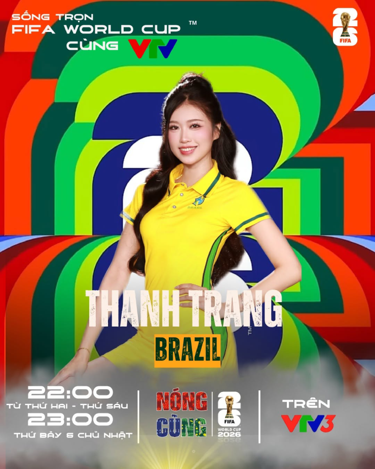 Cô đại diện cho Brazil tại chương trình "Nóng cùng World Cup 2026"