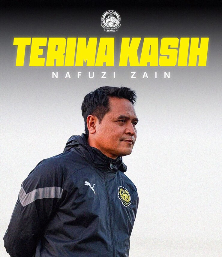 HLV&nbsp;Nafuzi Zain cũng thôi làm HLV trưởng U23 Malaysia.