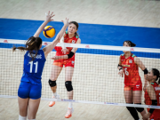 Chủ công "nấm lùn" ghi 800 điểm ở VNL, bóng chuyền nữ Nhật hạ Serbia set 32-30