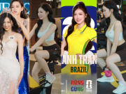 Hoa khôi đam mê thể thao, "cháy hết mình" cùng Brazil ở World Cup