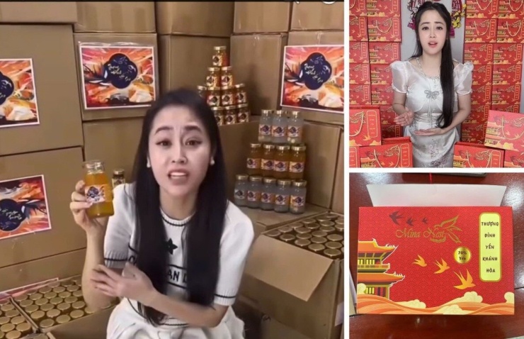 Vũ Thùy Trang cầm đầu đường dây sản xuất, mua bán yến sào giả. Ảnh: CACC