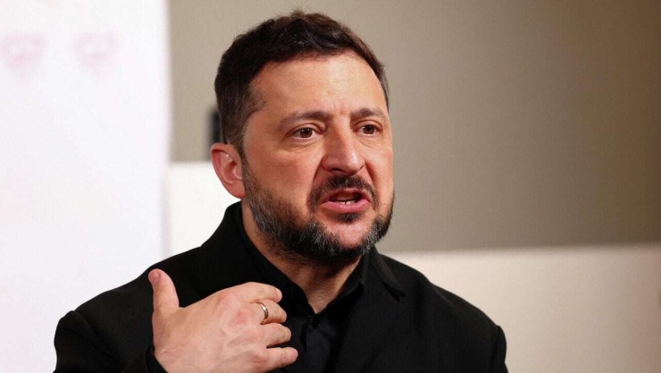 Tổng thống Ukraine Zelensky. Ảnh Getty