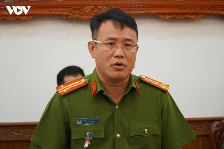 Đại tá Ngô Thuận Lăng - Trưởng phòng Cảnh sát điều tra tội phạm về tham nhũng, kinh tế, buôn lậu và môi trường (PC03) - Công an TP.HCM. (Ảnh: Đ.TH)