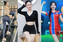 Người đẹp Yoga khoe vòng eo "con kiến" 60cm, hết mình cổ vũ Haaland ở World Cup