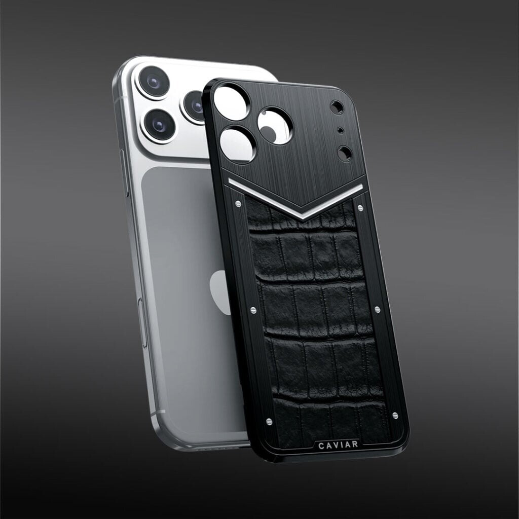 Caviar ra mắt ốp lưng từ tính cho iPhone 17 Pro Max bằng da cá sấu, hóa thạch khủng long - 6