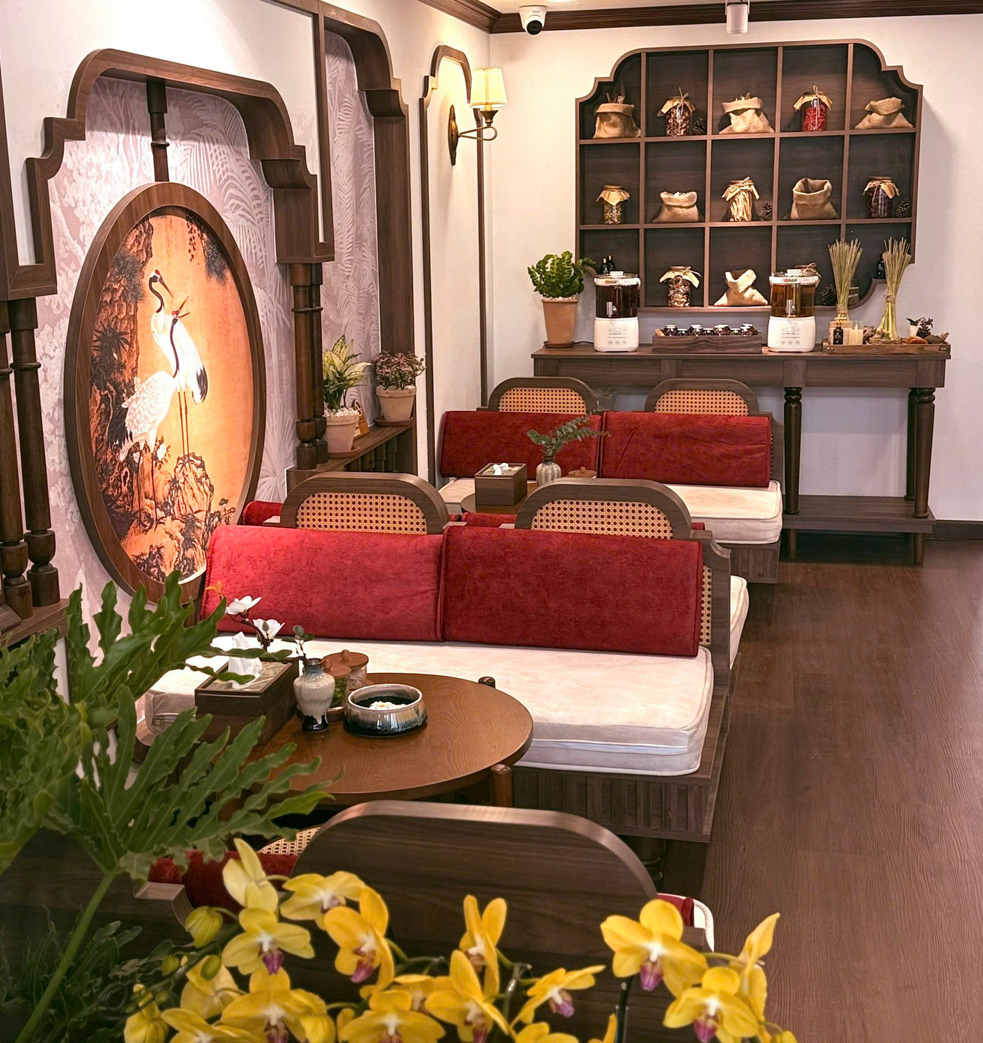 Không gian tĩnh tại, ấm cúng tại Tĩnh Viên Massage giúp khách hàng thả lỏng tâm trí, thư giãn trọn vẹn.