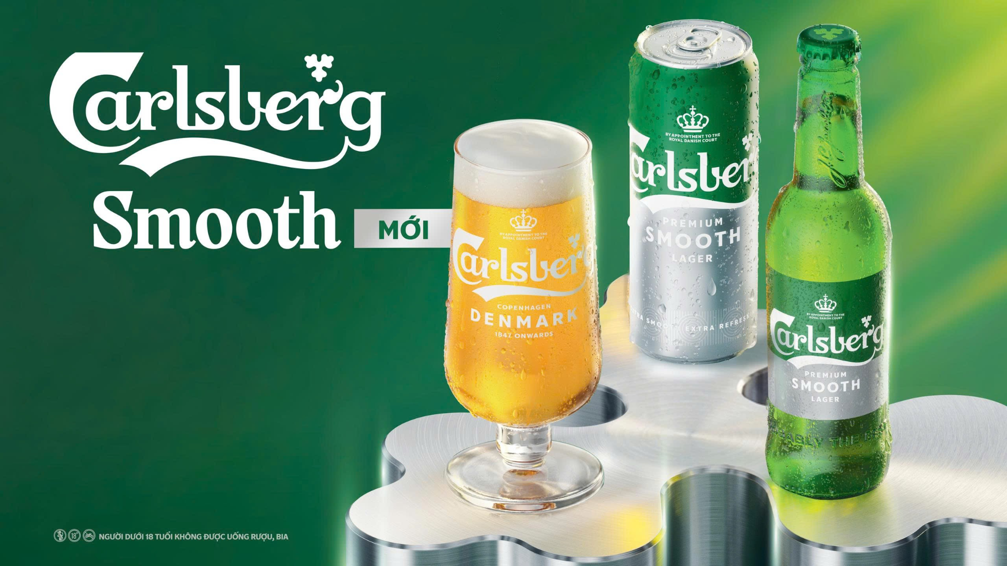 Carlsberg Smooth chinh phục người dùng nhờ sự thấu hiểu sâu sắc nghệ thuật ủ bia.