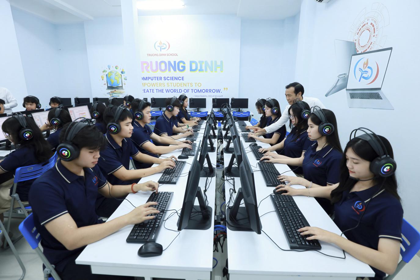 Ngắm không gian học tập hiện đại của Trường liên cấp Trương Định - 6
