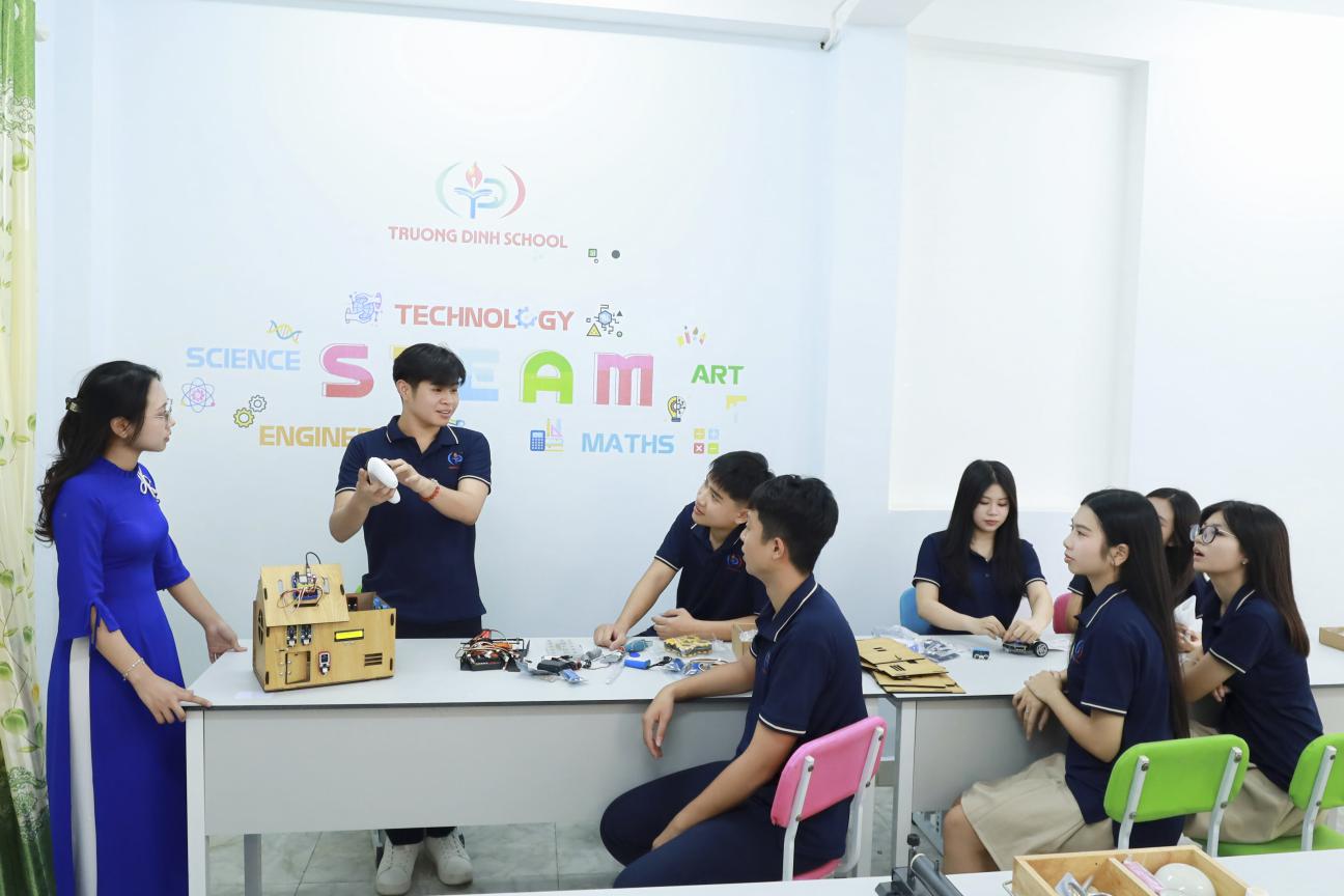Ngắm không gian học tập hiện đại của Trường liên cấp Trương Định - 10