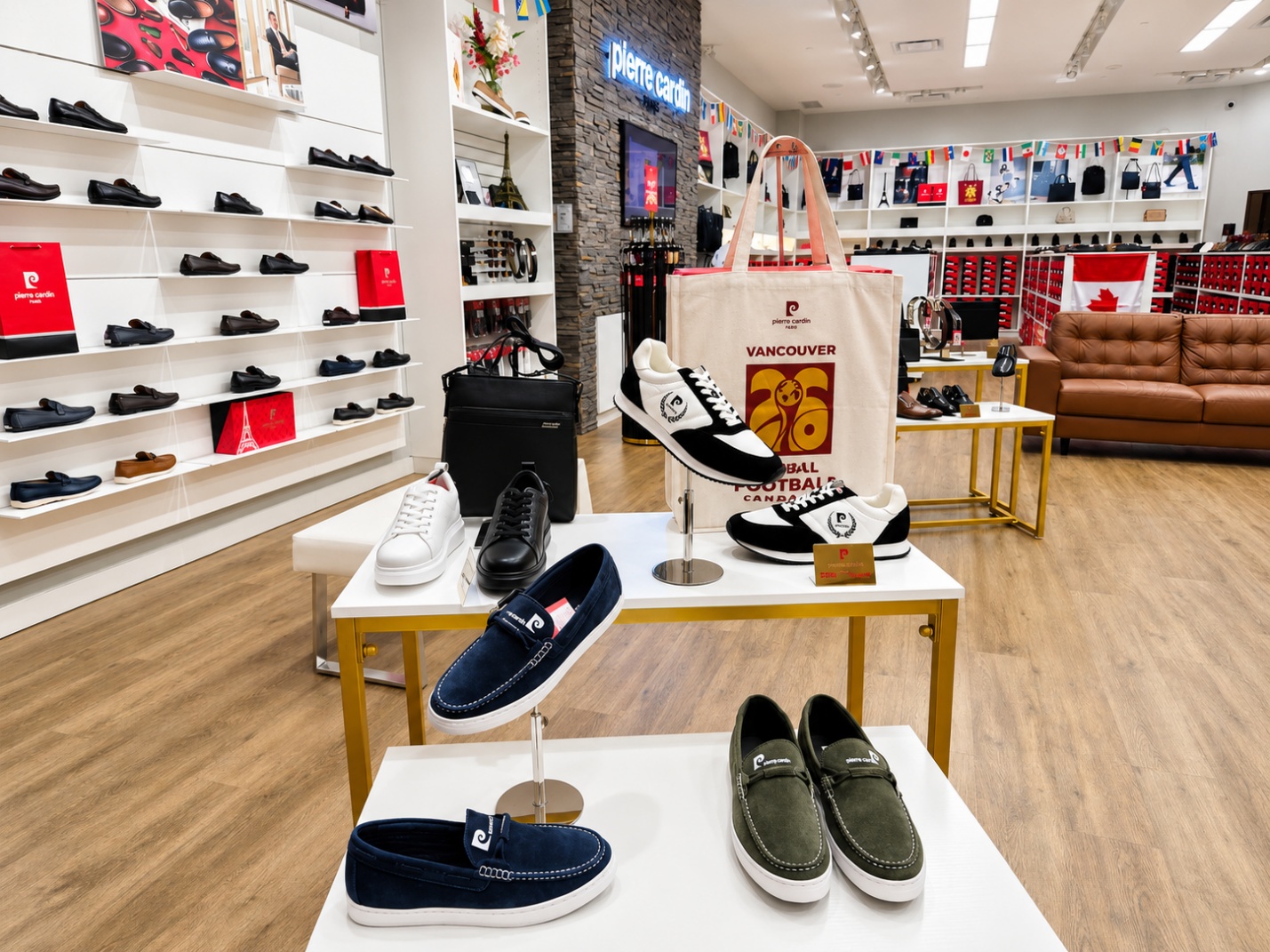 &nbsp;Pierre Cardin &amp; Oscar Fashion tổ chức ra mắt bộ sưu tập World Cup’s Vancouver tại các quốc gia Đông Nam Á và khu vực Bắc Mỹ