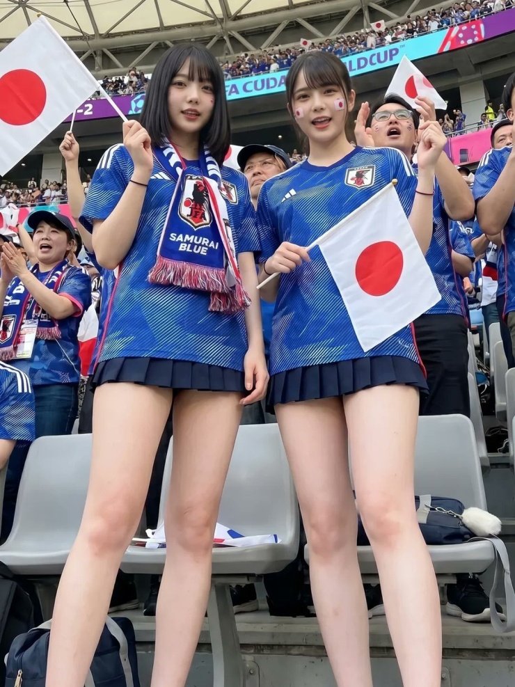 Dàn CĐV xinh đẹp 'thiêu đốt' khán đài World Cup - 10