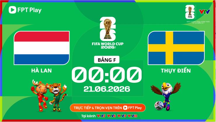 Hà Lan vs Thuỵ Điển