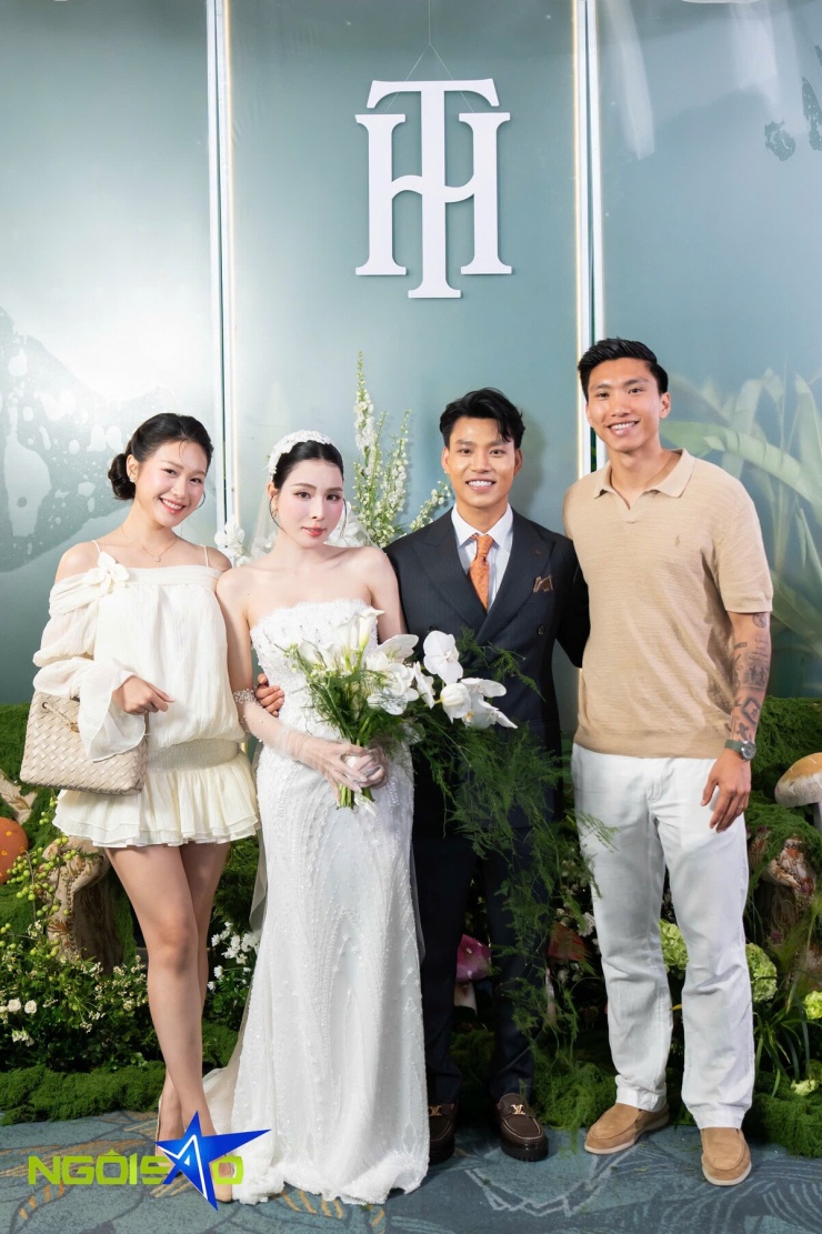 Hòa Minzy, Công Phượng và dàn sao dự cưới cầu thủ Văn Thanh - 4