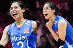 "Chân dài" bóng chuyền châu Á gây sốt giải thế giới, Trung Quốc đè bẹp Pháp 3-0