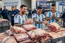 Tại sao ĐT Argentina & Messi mang nửa tấn thịt bò từ quê nhà để đua World Cup?