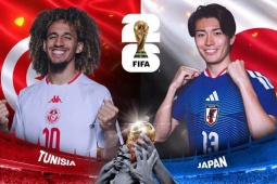 Trực tiếp bóng đá Tunisia - Nhật Bản: Quyết giành chiến thắng đầu tay (World Cup)